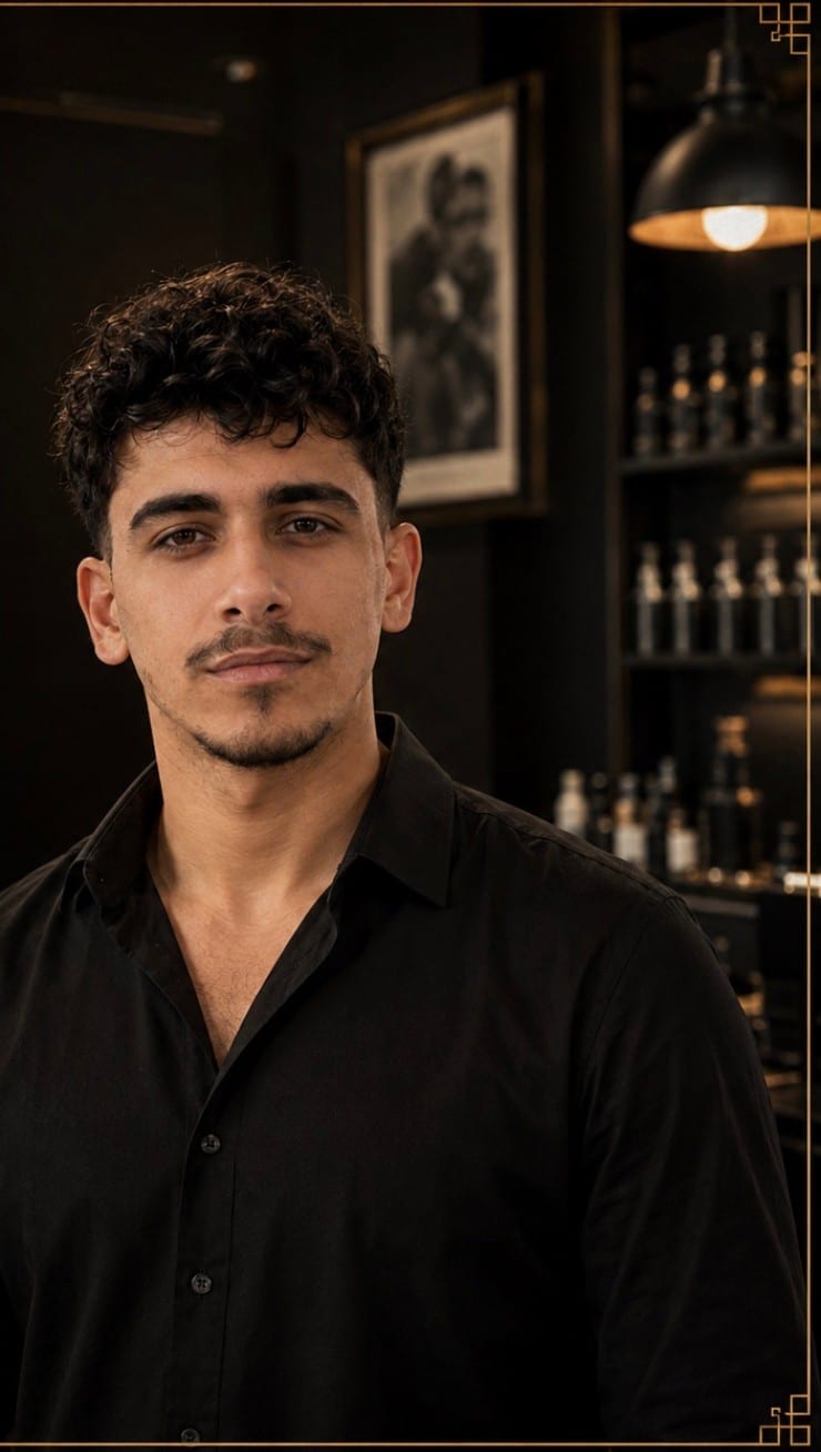 Barber Karam at ROJ Haircut